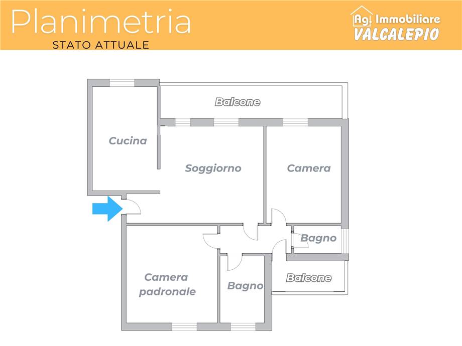 Appartamento in vendita a Credaro (BG)